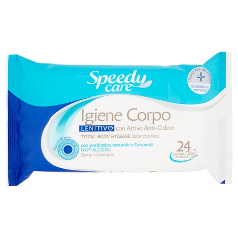 Speedy care Igiene Corpo Lenitivo con Attivo Anti-Odore 24 pz